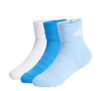 adidas Mixte enfant CUSHIONED SPORTSWEAR ANKLE SOCKS 3 PAIR PACK, glow blue/white/ray blue, 6-7 Years