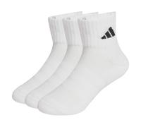adidas Mixte enfant CUSHIONED SPORTSWEAR ANKLE SOCKS 3 PAIR PACK, white/white/black, 3-4 Years