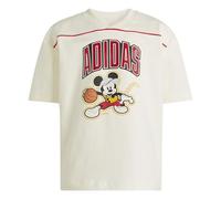 adidas Mixte Enfant Disney Mickey Mouse Tee, off White/Pure Ruby/Black, 4-5 Years