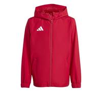 adidas Mixte enfant Entrada26 All Weather Jacket Kids, team power red 2/white, 11-12 Years