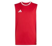 adidas Mixte Enfant Entrada26 Sleeveless Jersey Kids, Team Power Red 2/White, 7-8 Years