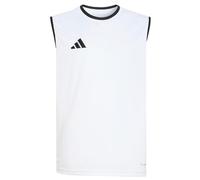 adidas Mixte Enfant Entrada26 Sleeveless Jersey Kids, White/Black, 13-14 Years