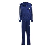 adidas Unisex - Bambini ESSENTIALS 3 STRIPES TRACKSUIT, dark blue/white, 5-6 Years