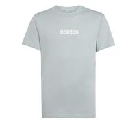 adidas Mixte Enfant Essentials Linear Logo T-Shirt, Wonder Sage/White, 7-8 Years