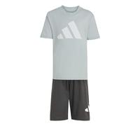 adidas Mixte enfant ESSENTIALS T-SHIRT SET, Wonder Sage/white, 5-6 Years