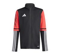 adidas Mixte Enfant F50 Training Jacket Kids, Black/Lucid Red/White, 9-10 Years