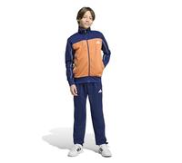 Adidas Tricot Colour Pop Tracksuit Arancione,Blu 9-10 Years Bambino,Bambina