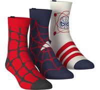 adidas Mixte enfant MARVEL KIDS SPIDER-MAN SOCKS, pure ruby/dark blue/off white, 5-6 Years