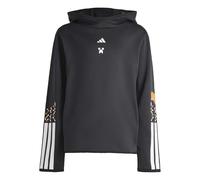 adidas Mixte Enfant Minecraft Training 3 Stripes Hoodie, Black/White, 7-8 Years