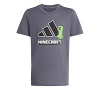 adidas Mixte Enfant Minecraft Training T-Shirt, Aurora Onix/Black, 11-12 Years