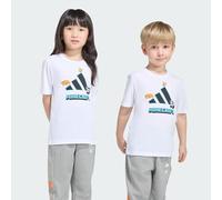 adidas Mixte Enfant Minecraft Training T-Shirt, White/Black, 7-8 Years