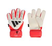 Adidas Mixte Enfant Predator Goalkeeper Glove Match FINGERSAVE Junior, White/Lucid Red/Black, 4