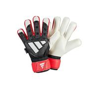 Adidas Mixte Enfant Predator Goalkeeper Glove Match FINGERSAVE Junior, White/Lucid Red/Black, 4