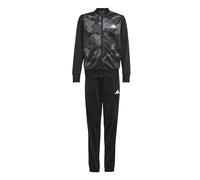 adidas Mixte enfant Seasonal Essential Junior Camouflage Tricot 3 Stripes All Over Printed Tracksuit, black/white, 9-10 Years