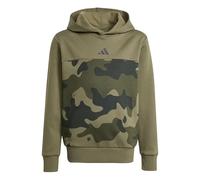 adidas Felpa con Cappuccio per Ragazzi e Ragazze Junior Seasonal Essentials Camo Fleece Hoodie Juniors 15-16 Anni