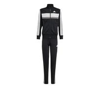 Adidas Seasonal Essentials Tiberio 3 Stripes Tricot Tracksuit Nero 11-12 Years Bambino,Bambina