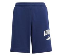 adidas Mixte Enfant Seasonals Collegiate Typography Short, Dark Blue, 7-8 Years
