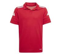 adidas Unisex - Bambini SQUADRA25 Cotton Polo Kids, Team Power Red/White, 5-6 Years
