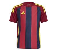 adidas Mixte Enfant Striped 24 Jersey Kids, Team Navy Blue 2/Team Coll Burgundy 2/Team Yellow, 7-8 Years