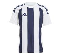 adidas Mixte Enfant Striped 24 Jersey Kids, Team Navy Blue 2/White/White, 9-10 Years