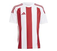 adidas Mixte Enfant Striped 24 Jersey Kids, White/Team Power Red 2, 11-12 Years