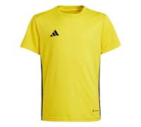adidas Tabela 23 JSY Y Jersey (Short Sleeve), TMYELL/Nero, 140 Unisex-Bambini e Ragazzi