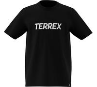 adidas Mixte Enfant Terrex Kids Multi Logo T-Shirt, Black, 9-10 Years