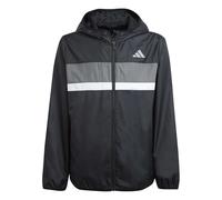 adidas Mixte enfant TIBERIO WINDBREAKER, black/grey four/white, 6-7 Years