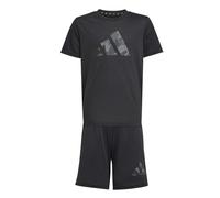 adidas Mixte enfant TRAIN ESSENTIALS CAMO PRINT SPORT SET, BLACK, 9-10 Years