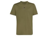adidas Mixte Enfant Train Essentials Logo Regular Fit T-Shirt Junior, Olive Strata/Black, 11-12 Years