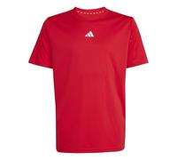 adidas Mixte Enfant Train Essentials Logo Regular Fit T-Shirt Junior, Pure Ruby/White, 11-12 Years
