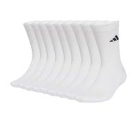 CALZINI ESSENTIALS CUSHIONED CREW 10 PAIA White / Black 43-45