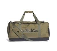 adidas Mixte Essentials Linear Duffel Bag, olive strata/black, M