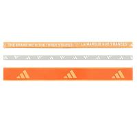 adidas Mixte Multiple Width Training Headbands 3 Per Pack, Pure Orange/Semi Ice Tangerine/orbit grey/white, L