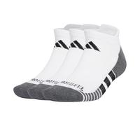 adidas Unisex - Adulto PERFORMANCE CLIMACOOL CUSHIONED LOW 3P, White/Black, 6-7 Years