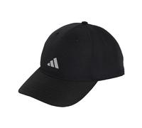 adidas Mixte Running Essential Climacool 6 Panel Baseball cap, Black/Reflective Silver, M-L