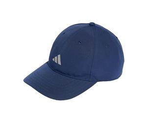 adidas Mixte Running Essential Climacool 6 Panel Baseball cap, Tech Indigo/Reflective Silver, S-M