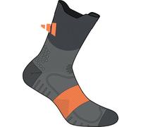 adidas Mixte RUNxBOOST Sock 1PP, grey four/grey six/Lucid Orange, 2.5-4