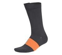 adidas Mixte RUNxGRAPHIC Sock 1PP, carbon/Dusky Orange, 6.5-8