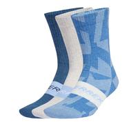 adidas Mixte TERREX MULTI 3 PACK SOCK, glow blue/white/tech indigo, 4.5-6
