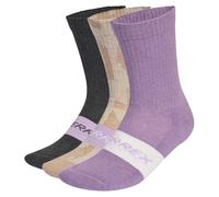 adidas Mixte TERREX MULTI 3 PACK SOCK, wonder taupe/grey six/powder plum, 8.5-10