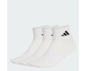 adidas Mixte THIN&LIGHT SPORTSWEAR ANKLE SOCKS 3 PAIR PACK, white/white/black, 6-7 Years