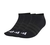 adidas Mixte THIN&LIGHT SPORTSWEAR NO SHOW SOCKS 3 PAIR PACK, black/black/white, 4.5-6