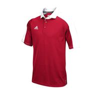 Adidas Modern Varsity Polo da Uomo Potenza Rosso/Bianco, M