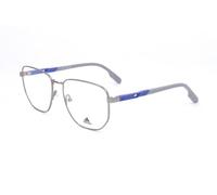 Occhiali da Vista Adidas Sport SP5075 015 MATTE LIGHT RUTHENIUM 56/17/145 Uomo