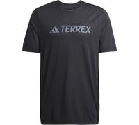 Adidas - T-shirt da trail running leggera e traspirante - Multi Logo Tech TeeT Black per Uomo in Pelle - Taglia L - Nero