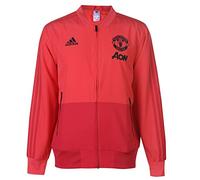 adidas MUFC Pre Felpa, Uomo, Core Pink/Blaze Red/Nero, S