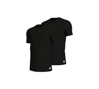 adidas Multipack Crew Neck T-shirt (2pk), Maglie termiche Uomo, Nero, M (Pacco da 2)