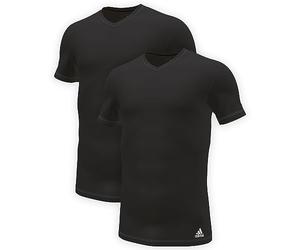 adidas Multipack V-Neck T-Shirt (2pk) Maglie Termiche, Nero, S Uomo