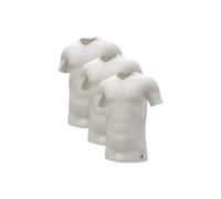 adidas Multipack V-Neck T-Shirt (3pk) Maglie Termiche, Bianco, XL Uomo
